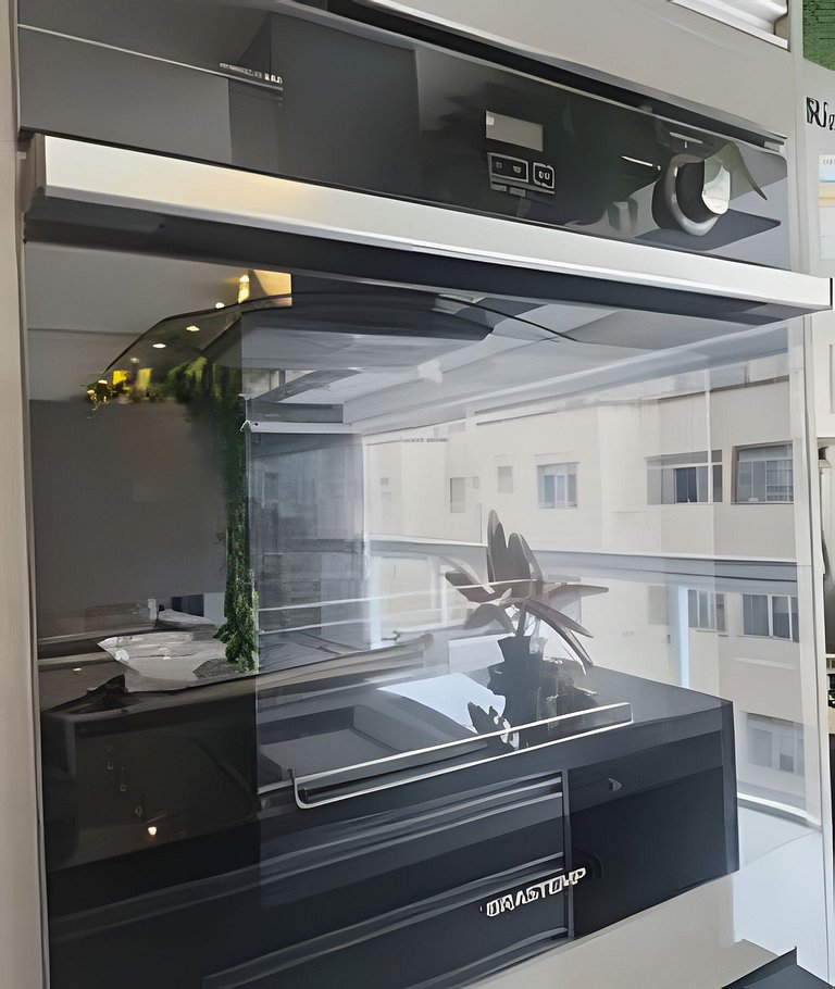 Conforto na Praia Gonzaga /Estacionamento /Piscina