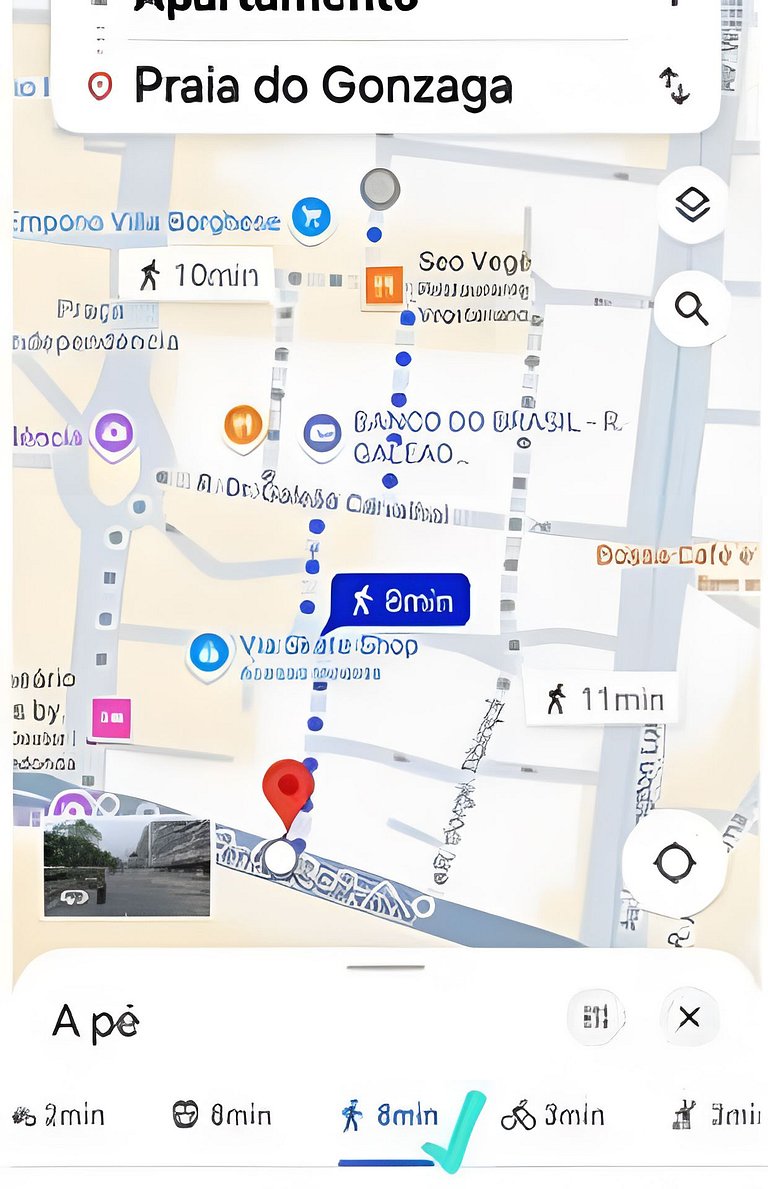 Conforto na Praia Gonzaga /Estacionamento /Piscina