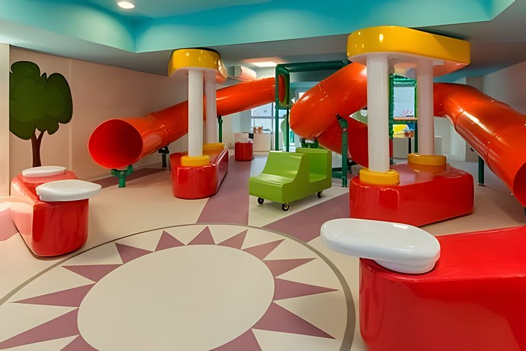 Conforto na Praia Gonzaga /Estacionamento /Piscina