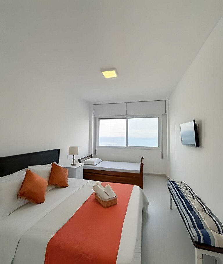 Conforto perfeito: Ar-condicionado, Varanda, Vaga