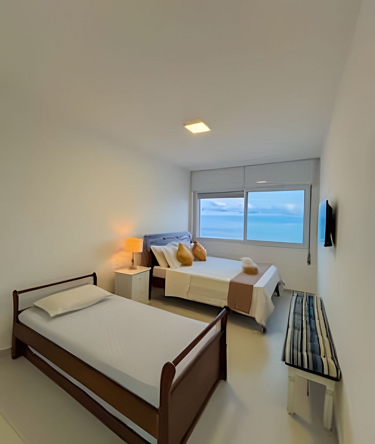 Conforto perfeito: Ar-condicionado, Varanda, Vaga