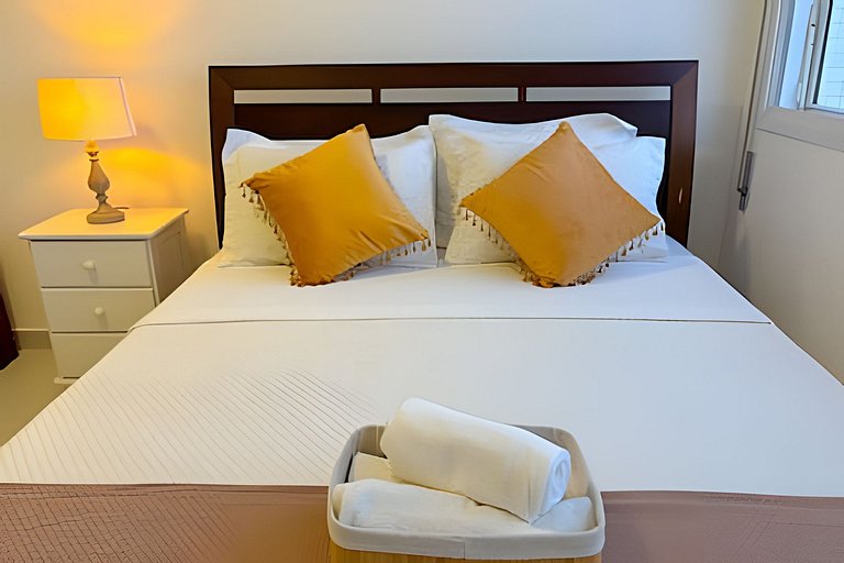 Conforto perfeito: Ar-condicionado, Varanda, Vaga