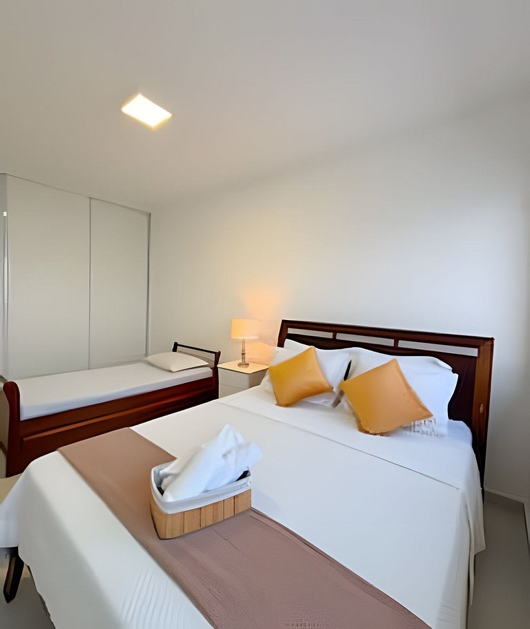 Conforto perfeito: Ar-condicionado, Varanda, Vaga