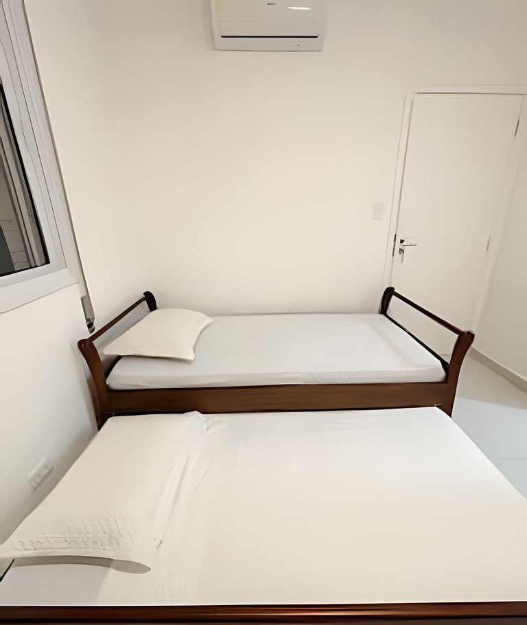 Conforto perfeito: Ar-condicionado, Varanda, Vaga