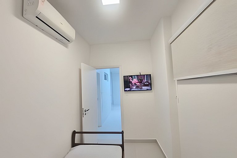 Conforto perfeito: Ar-condicionado, Varanda, Vaga