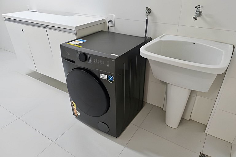 Conforto perfeito: Ar-condicionado, Varanda, Vaga