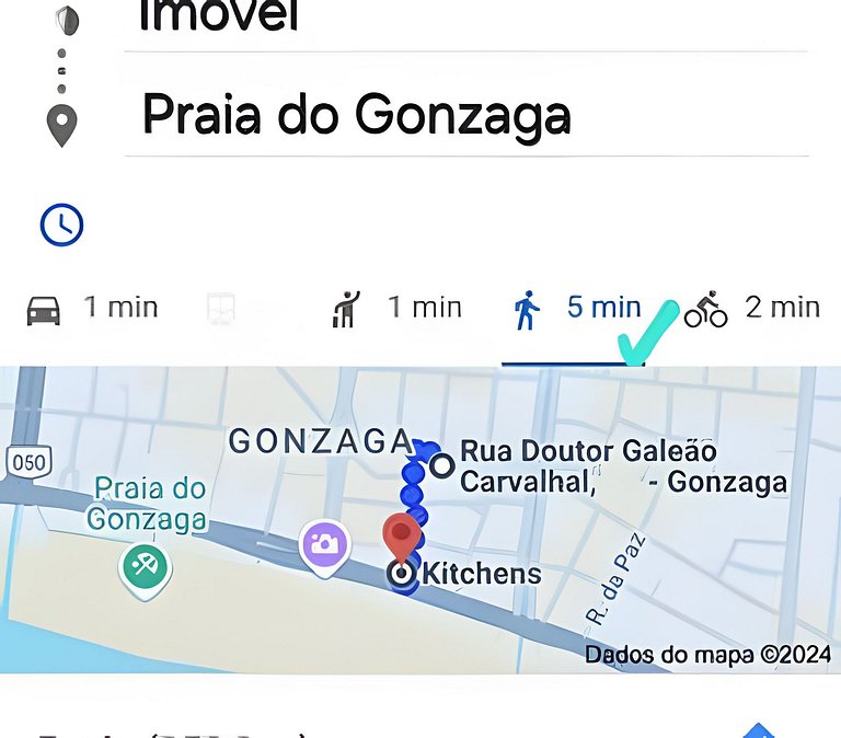 Lindo e Moderno na praia do Gonzaga c/ar