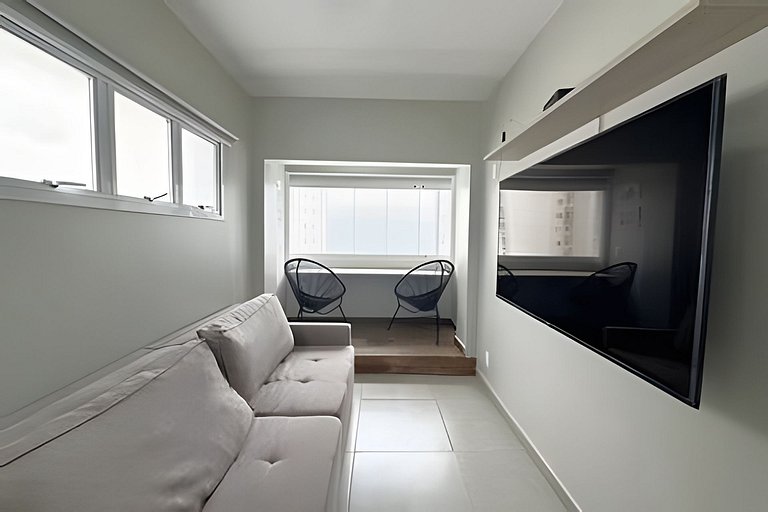 Vista Mar - Ar-condicionado e 1 Vaga