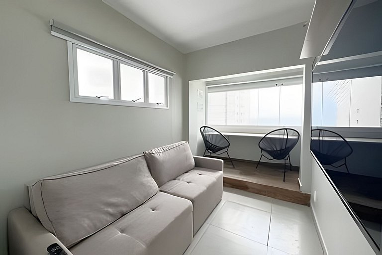 Vista Mar - Ar-condicionado e 1 Vaga