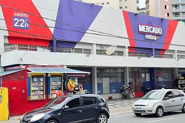 Vista Mar - Ar-condicionado e 1 Vaga