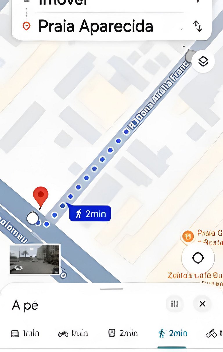 Perto da Praia com ar e estacionamento